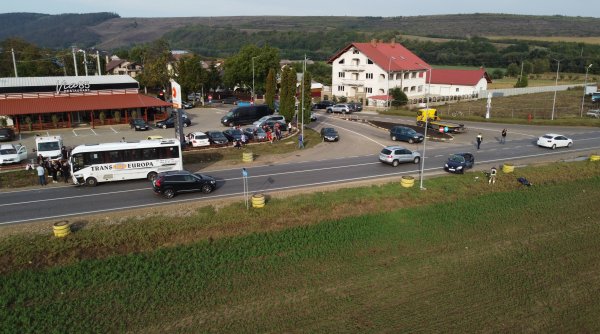 clipe de panica pentru mai multi oameni la patrauti in urma unui accident rutier