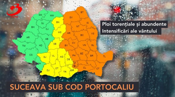 suceava sub cod portocaliu de ploi torentiale si abundente incepand de duminica seara suceava sub cod portocaliu de ploi torentiale si abundente incepand de duminica seara