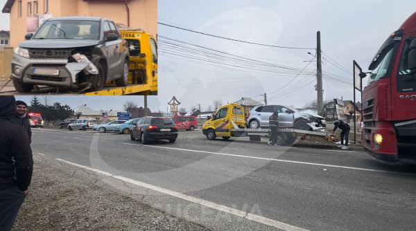 un nou accident in intersectia periculoasa de la cornu luncii un nou accident in intersectia periculoasa de la cornu luncii