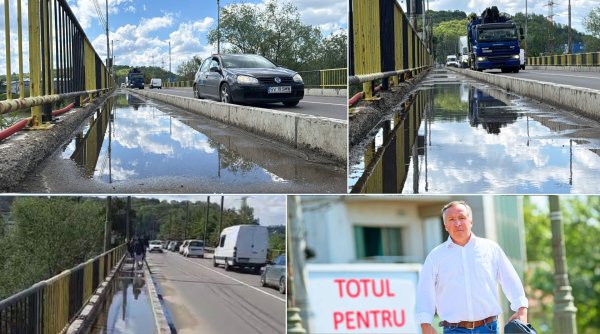reactia viceprimarului dan ioan cusnir dupa aparitia imaginilor cu baltile de pe trotuarele podului reactia viceprimarului dan ioan cusnir dupa aparitia imaginilor cu baltile de pe trotuarele podului