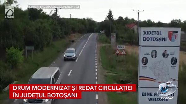drum modernizat si redat circulatiei in judetul botosani