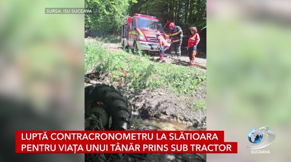 accident grav in slatioara unde un tractor s a rasturnat soferul prins sub utilaj accident grav in slatioara unde un tractor s a rasturnat soferul prins sub utilaj