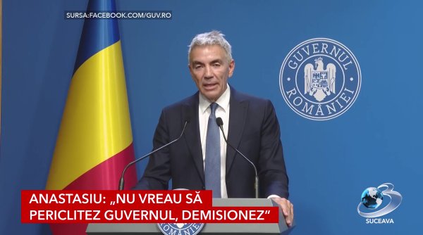 anastasiu nu vreau sa periclitez guvernul demisionez anastasiu nu vreau sa periclitez guvernul demisionez