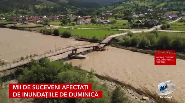 judetul suceava sub ape inundatiile au facut ravagii in zona de munte