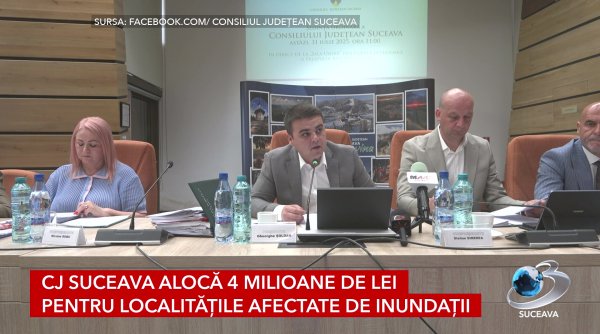 cj suceava aloca 4 milioane de lei pentru localitatile afectate de inundatii