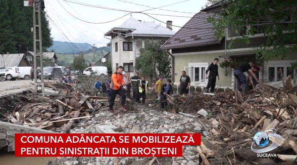 comuna adancata se mobilizeaza pentru sinistratii din brosteni comuna adancata se mobilizeaza pentru sinistratii din brosteni