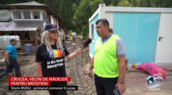 primarul dorin rusu inca de la inceput alaturi de brosteni