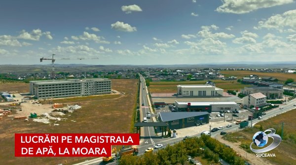 lucrari pe magistrala de apa la moara