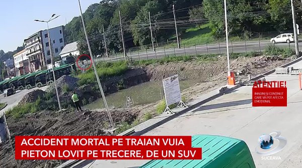 accident mortal pe traian vuia pieton lovit pe trecere de un suv