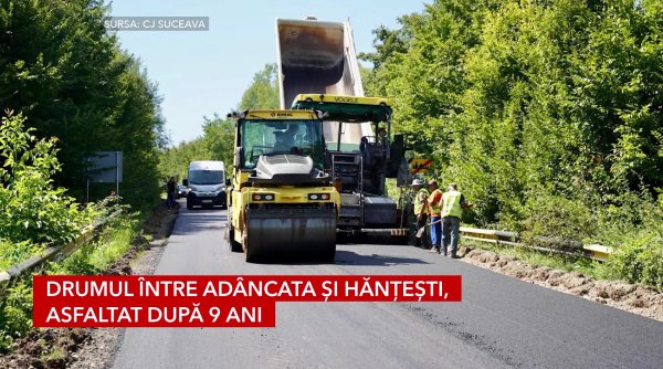 drumul intre adancata si hantesti asfaltat dupa 9 ani drumul intre adancata si hantesti asfaltat dupa 9 ani