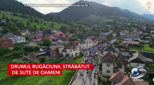 drumul rugaciunii strabatut de sute de oameni drumul rugaciunii strabatut de sute de oameni