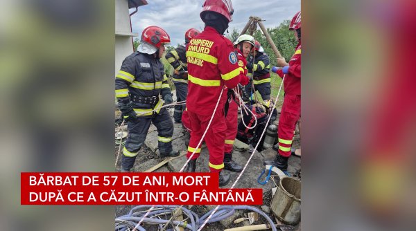 barbat de 57 de ani mort dupa ce a cazut intr o fantana