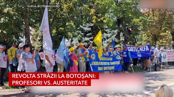 revolta strazii la botosani profesori vs austeritate
