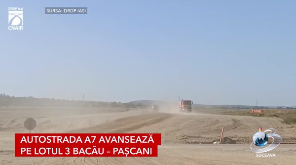 autostrada a7 avanseaza pe lotul 3 bacau pascani autostrada a7 avanseaza pe lotul 3 bacau pascani