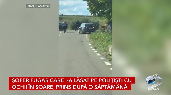 sofer fugar care i a lasat pe politisti cu ochii in soare prins dupa o saptamana