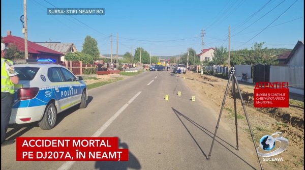 accident mortal pe dj207a in neamt