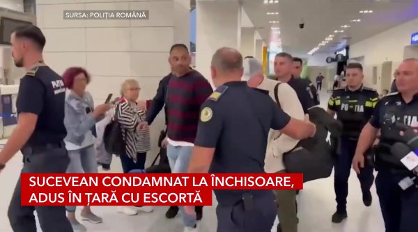 sucevean condamnat la inchisoare adus in tara cu escorta sucevean condamnat la inchisoare adus in tara cu escorta