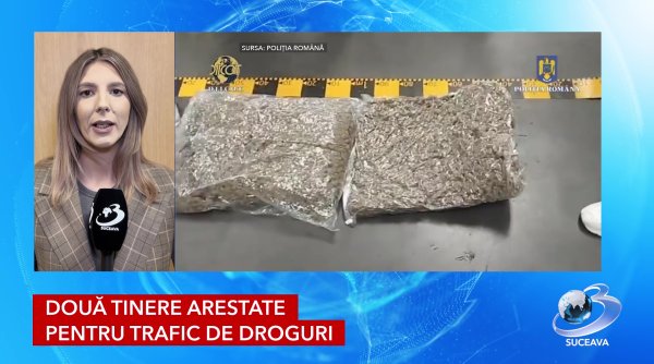 doua tinere arestate pentru trafic de droguri
