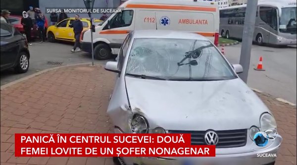 panica in centrul sucevei doua femei lovite de un sofer nonagenar