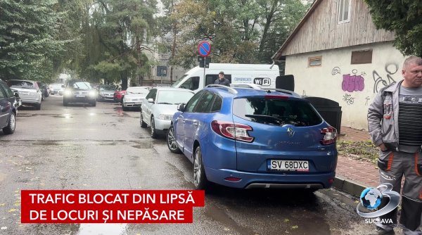 parcari haotice pe strazile din suceava