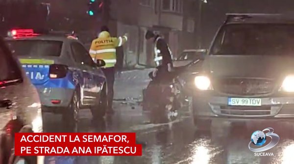 accident la semafor pe strada ana ipatescu