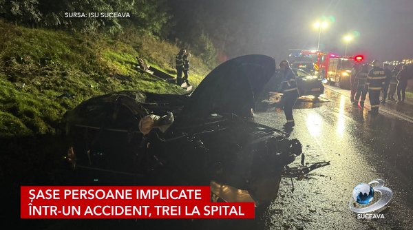 sase persoane implicate intr un accident trei la spital sase persoane implicate intr un accident trei la spital