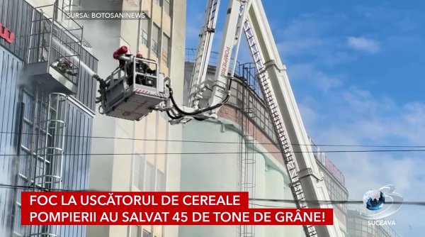 incendiu urias la un uscator de cereale din botosani incendiu urias la un uscator de cereale din botosani