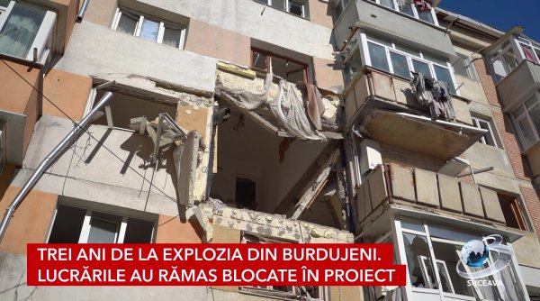 trei ani de la explozia din burdujeni lucrarile au ramas blocate in proiect