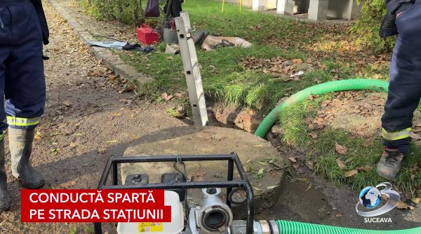 apa a luat o la vale din nou in cartierul obcini apa a luat o la vale din nou in cartierul obcini