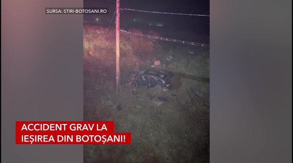 accident grav la iesirea din botosani accident grav la iesirea din botosani