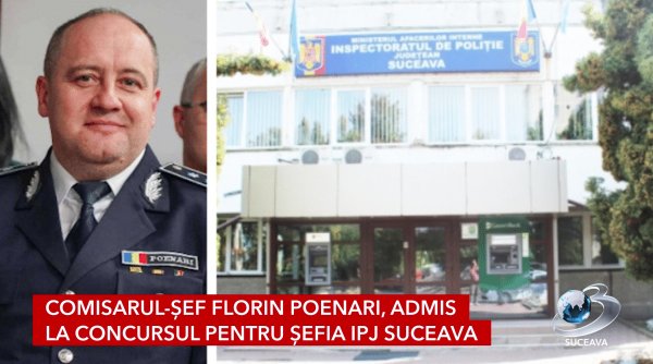 comisarul sef florin poenari admis la concursul pentru sefia ipj suceava