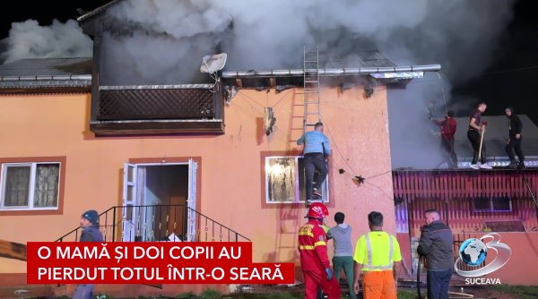 casa cuprinsa de flacari la bogdanesti