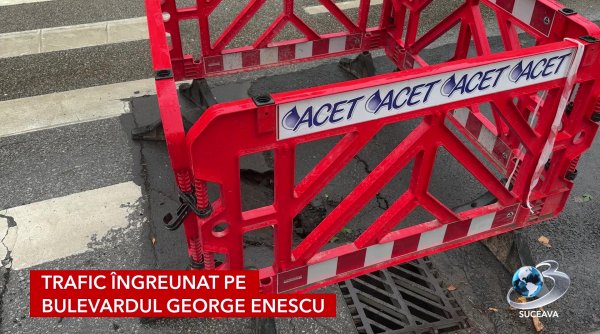gura de canalizare surpata pe bulevardul george enescu