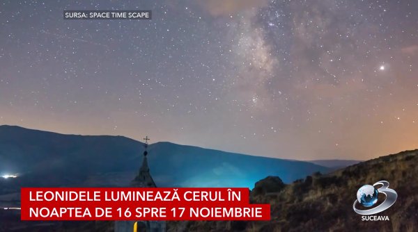 leonidele lumineaza cerul in noaptea de 16 spre 17 noiembrie