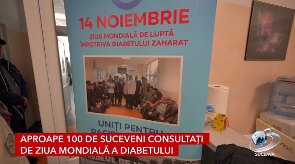 aproape 100 de suceveni consultati de ziua mondiala a diabetului
