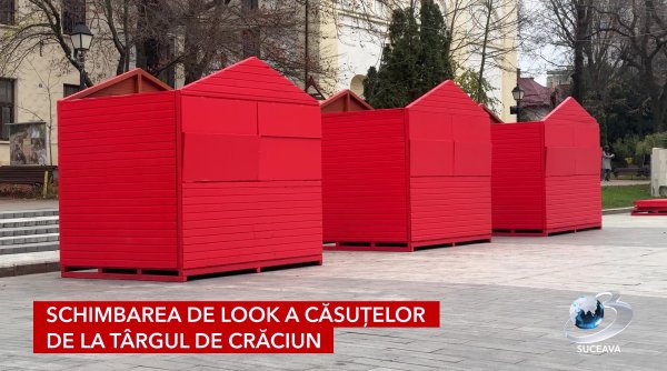 schimbarea de look a casutelor de la targul de craciun
