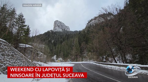 weekend cu lapovita si ninsoare in judetul suceava