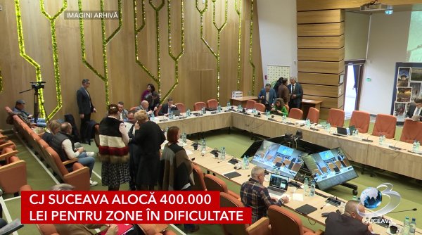 cj suceava aloca 400 000 lei pentru zone in dificultate