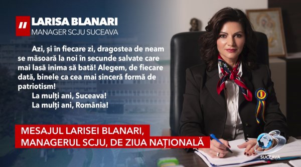 larisa blanari patriotismul este in fiecare secunda salvata