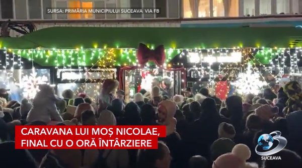 caravana lui mos nicolae a strabatut suceava