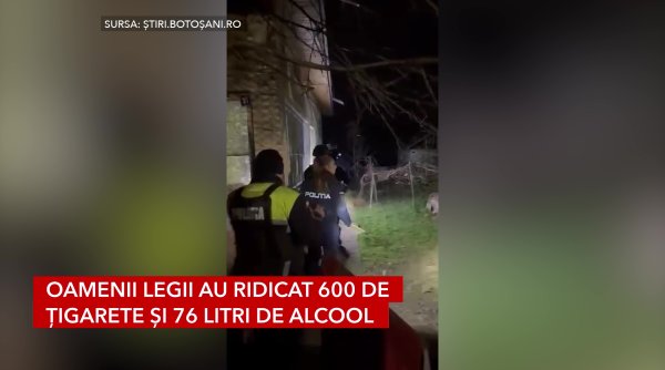 perchezitii la botosani alcool tigari si pirotehnice confiscate