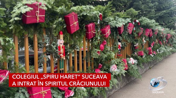 colegiul spiru haret suceava a intrat in spiritul craciunului