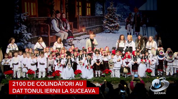 2100 de colindatori au dat tonul iernii la suceava