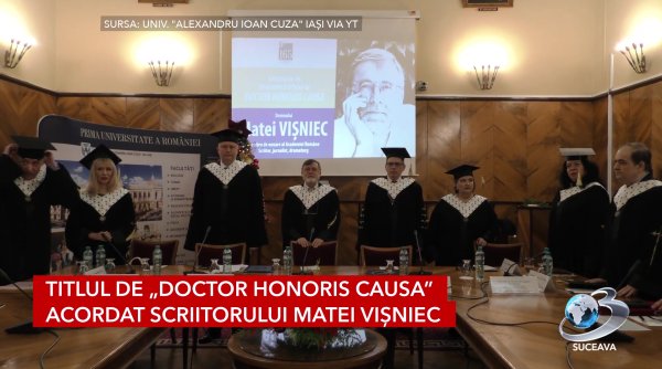 titlul de doctor honoris causa acordat scriitorului matei visniec