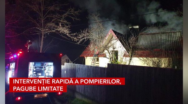 incendiu noaptea trecuta la o casa din botosani