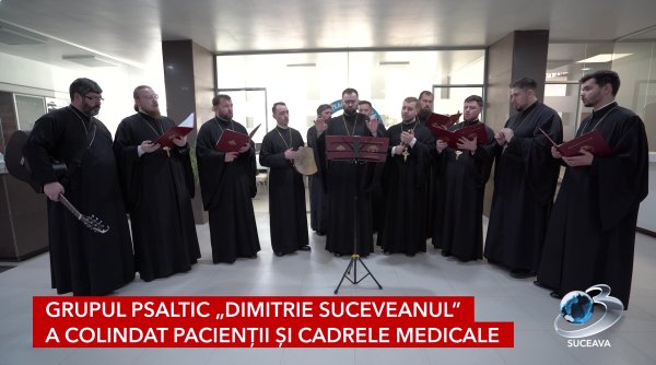 colindatori de la arhiepiscopia sucevei si radautilor in spitalul judetean