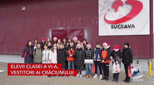 elevii clasei a vi a vestitori ai craciunului