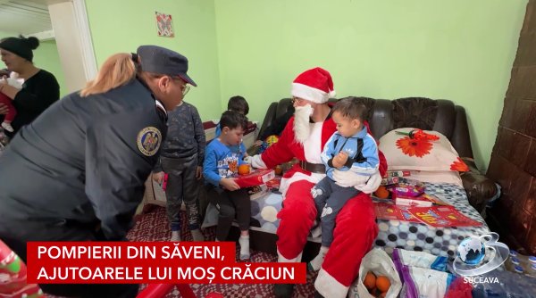 pompierii din saveni ajutoarele lui mos craciun