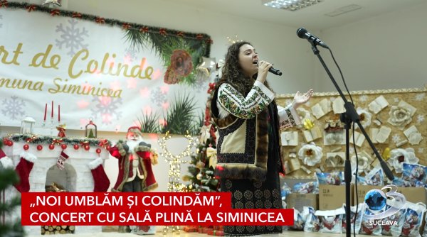 noi umblam si colindam concert cu sala plina la siminicea