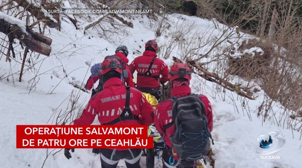 operatiune salvamont de patru ore pe ceahlau